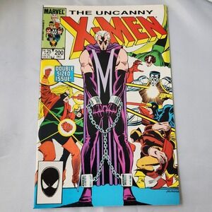 The Uncanny X Men Comic Issue #200 1985 The Trial of Magneto‎ NM Clean direct OG